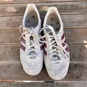 Adidas Spezial cream and burgundy